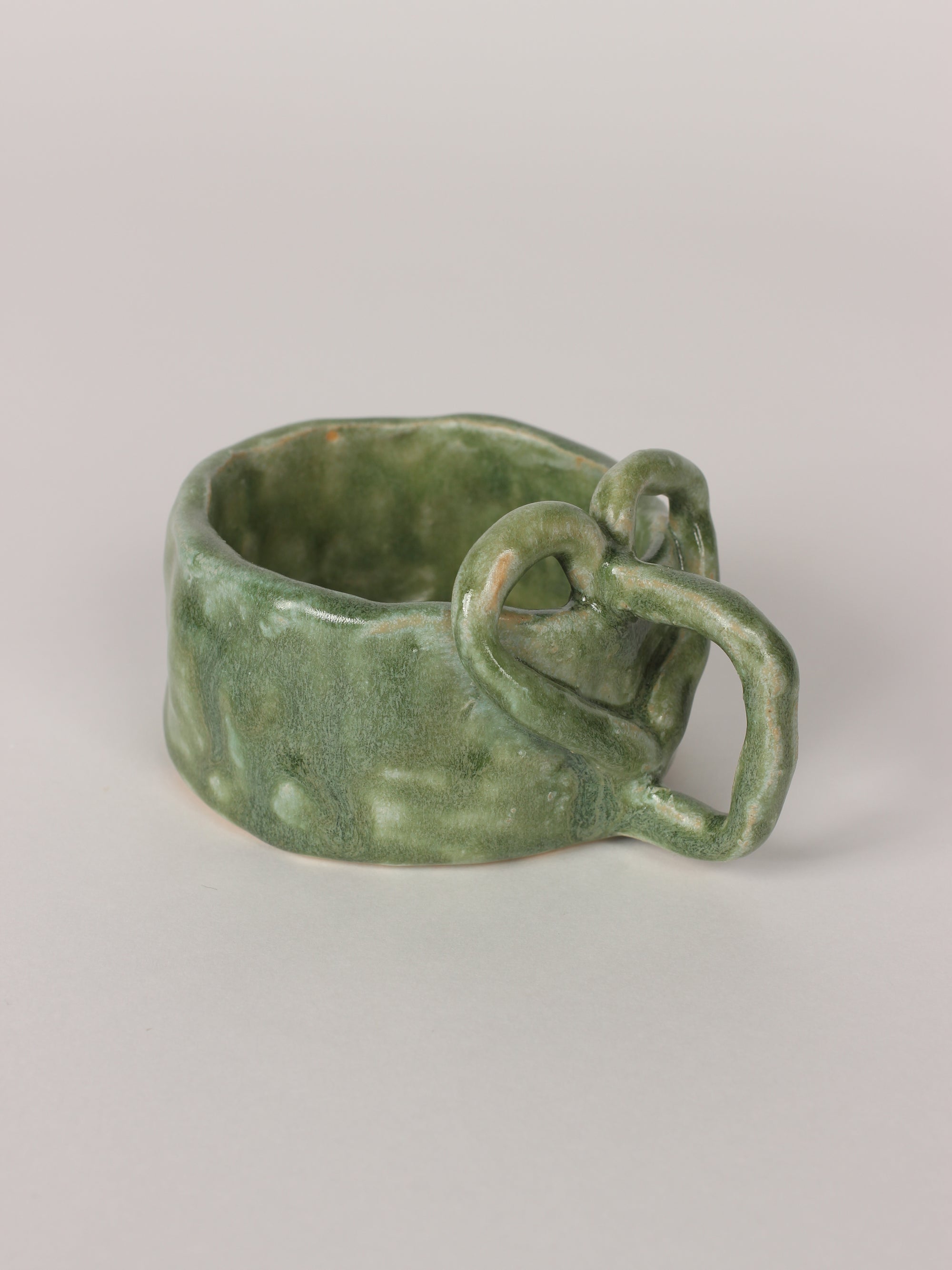 Espresso Spearmint Mug - Handmade