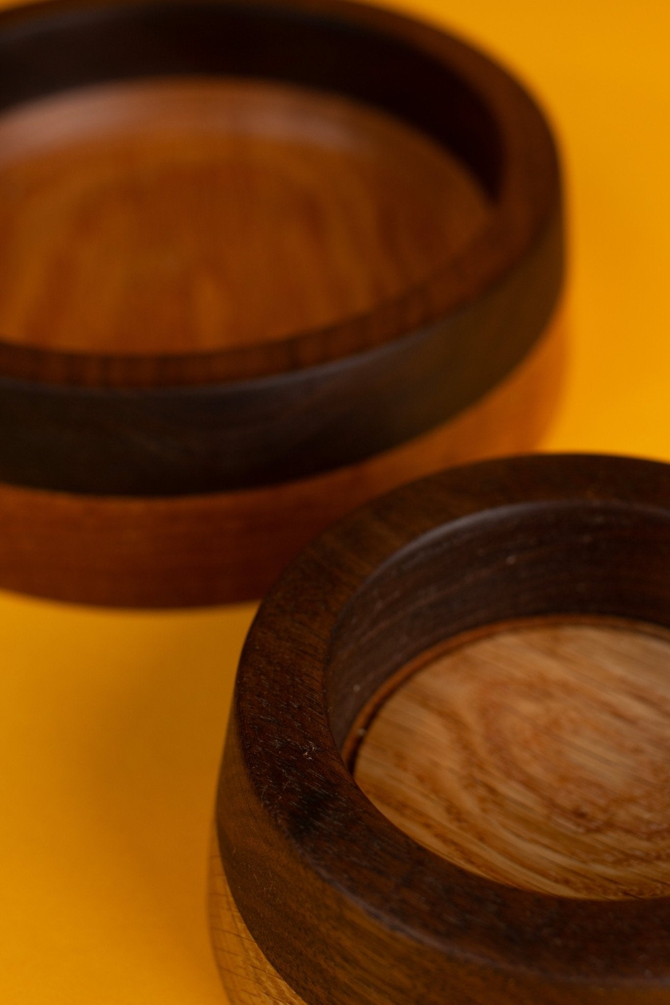 Walnut & Ash Bowls - Set of 2 - zeidmoon